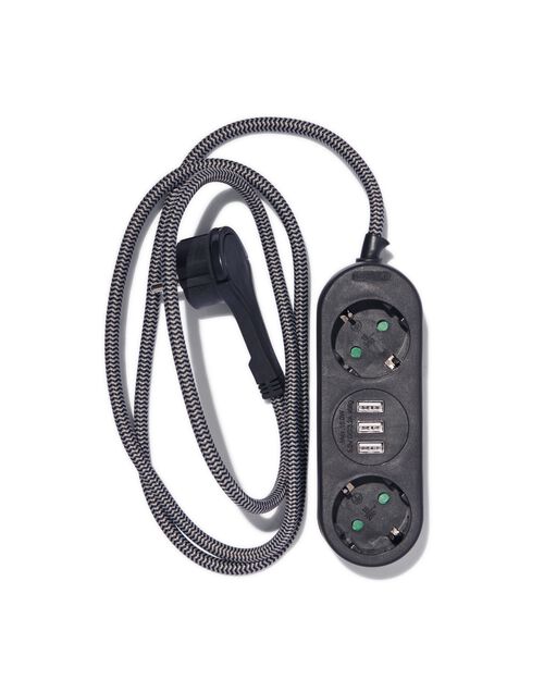 bloc multiprise USB 2 prises