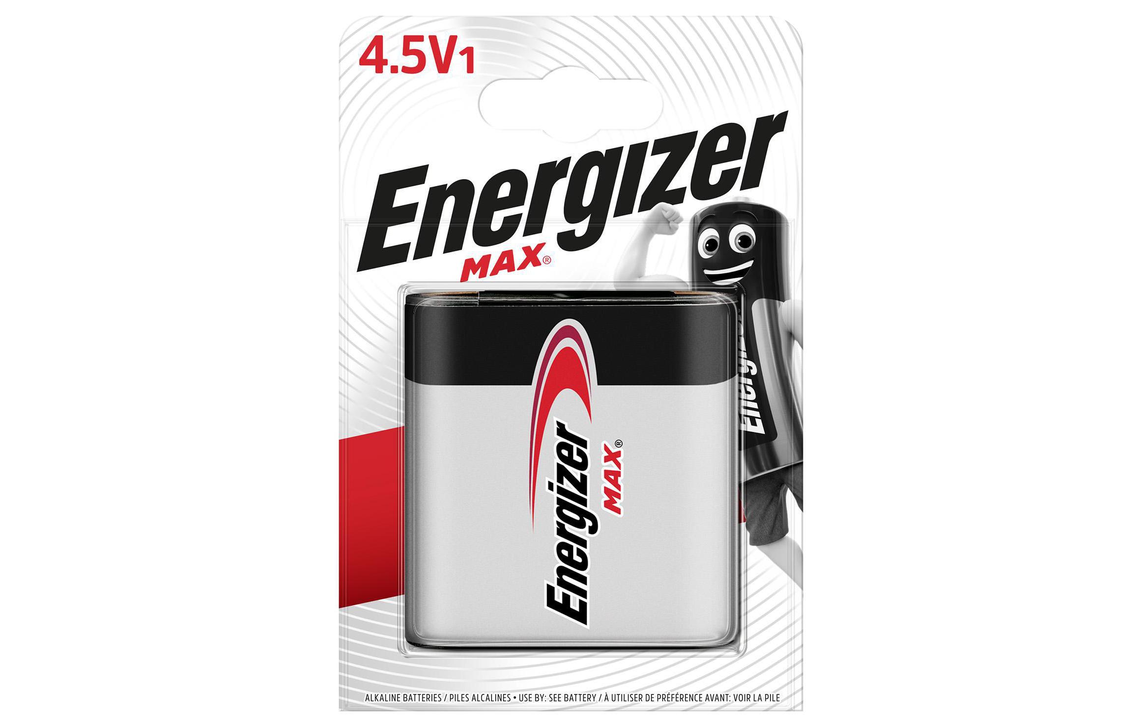 Batterie MAX 4.5 V , 1 Stück4,5 V Alkali-Flachbatterie (3LR12), 1 Stück