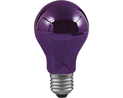 Universele lamp A55 zwart licht dimbaar E27/75W