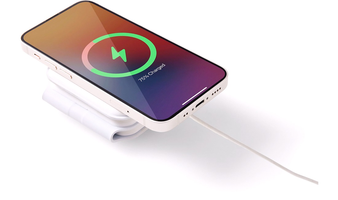 Foldbar 3i1 trådløs oplader