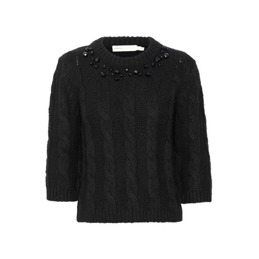InWear BetsyIW Striktrøje, Sort, M