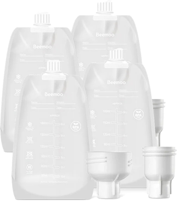 Beemoo CARE Brystmelkposer 180 ml 60-Pack