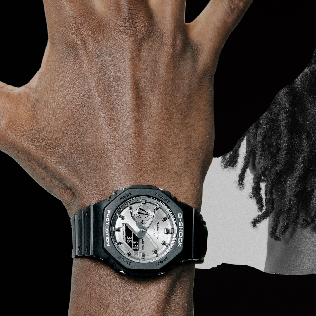 Casio G-Shock Classic Schwarz / Silbrig