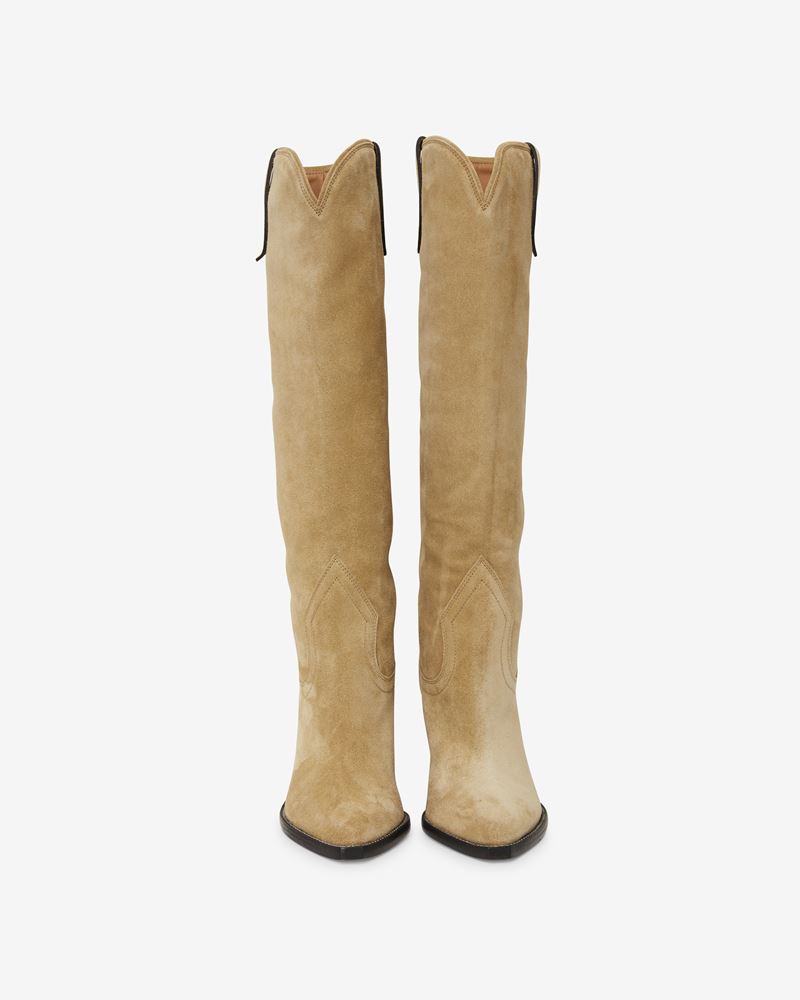 BOTTES EN CUIR VELOURS LOMERO