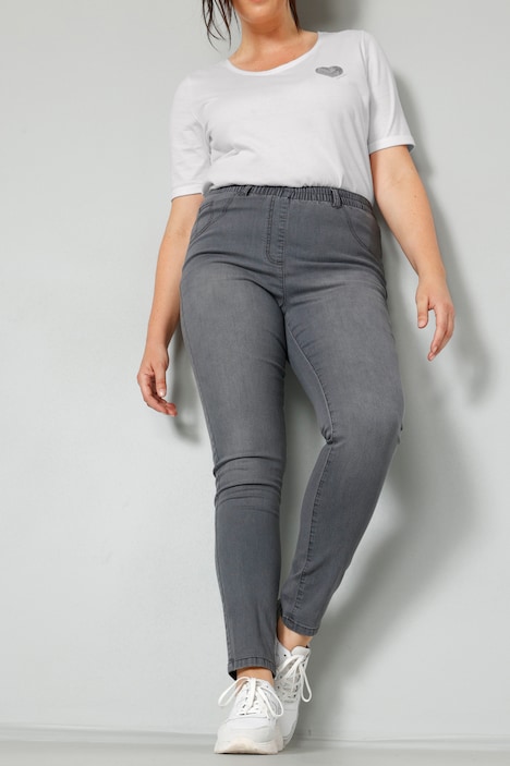 Jeggings, Elastikbund mit Gürtelschlaufen