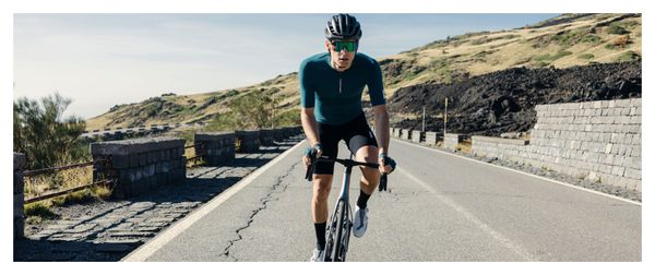 Maillot Manches Courtes Q36.5 Pinstripe PRO Vert