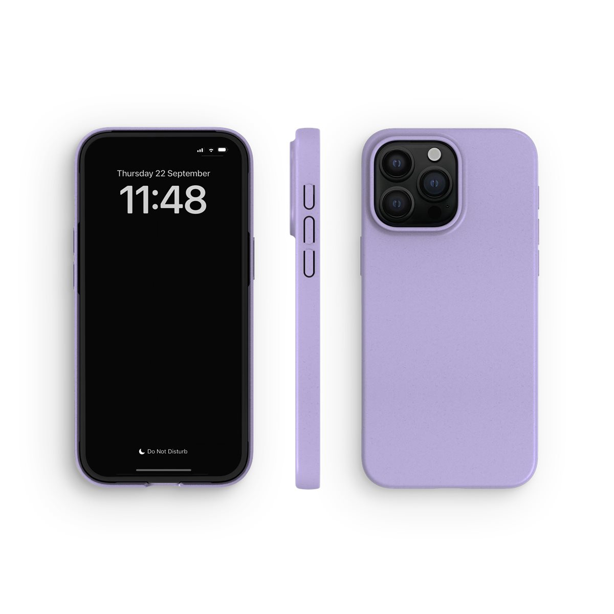 iPhone 15 Pro Max MagSafe Hardcase Hülle Eco Friendly Nachhaltig Kompostierbar - Lilac