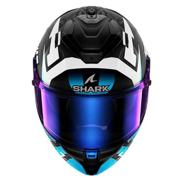 Shark - Casque Spartan GT Pro Replica Zarco Track Racer Carbon Bleu / Blanc / Carbone / Brillant
