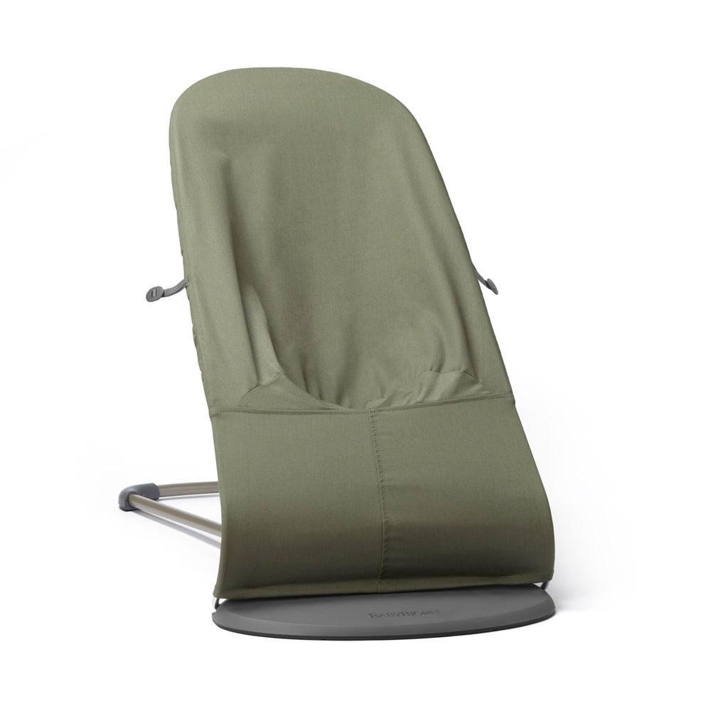 Køb BabyBjörn Dark Green Skråstol Bliss - Vævet, Blomsterbladsquilt