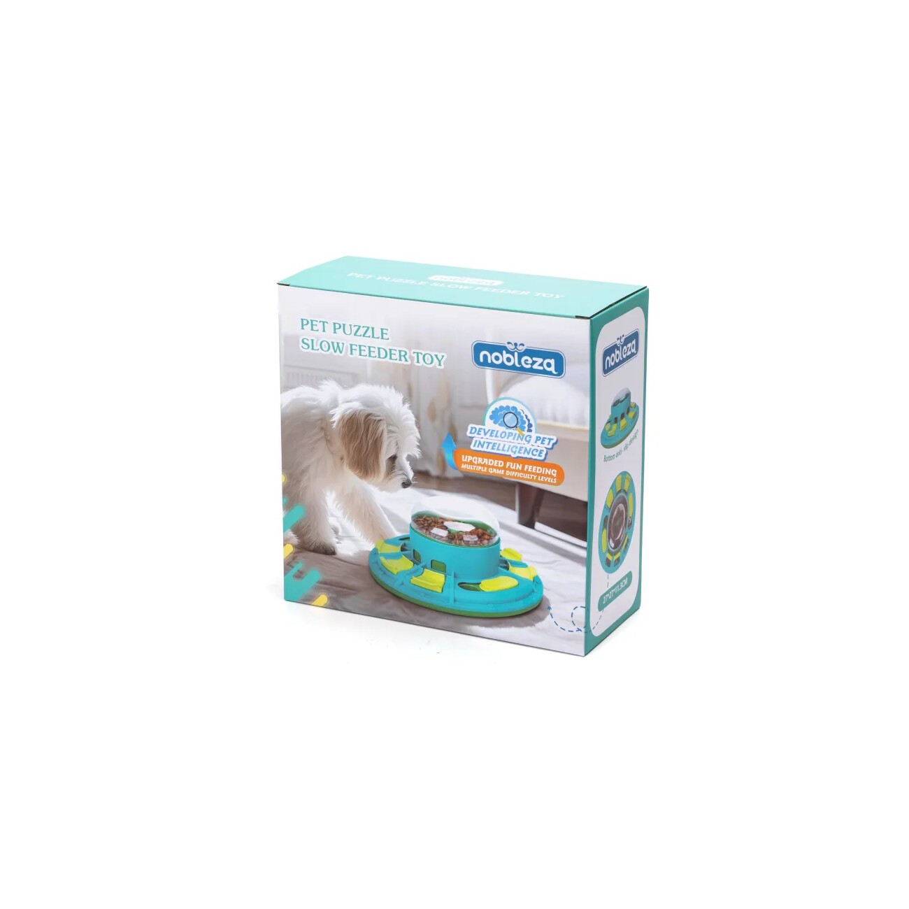 nobleza Intelligenzspielzeug für Hunde – Futterpuzzle zur langsamen Fütterung