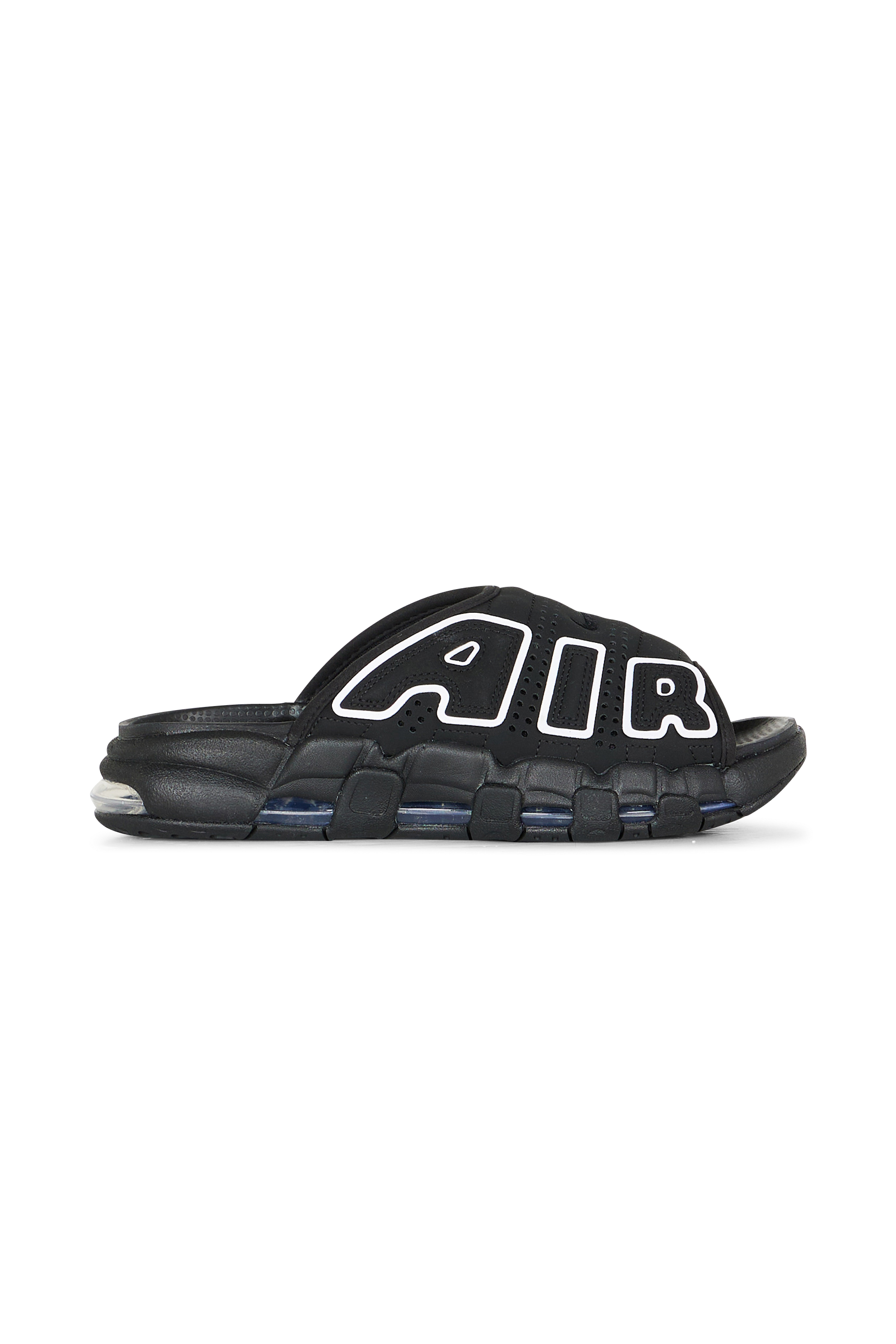 NIKE Claquettes AIR MORE UPTEMPO SLIDE Noir