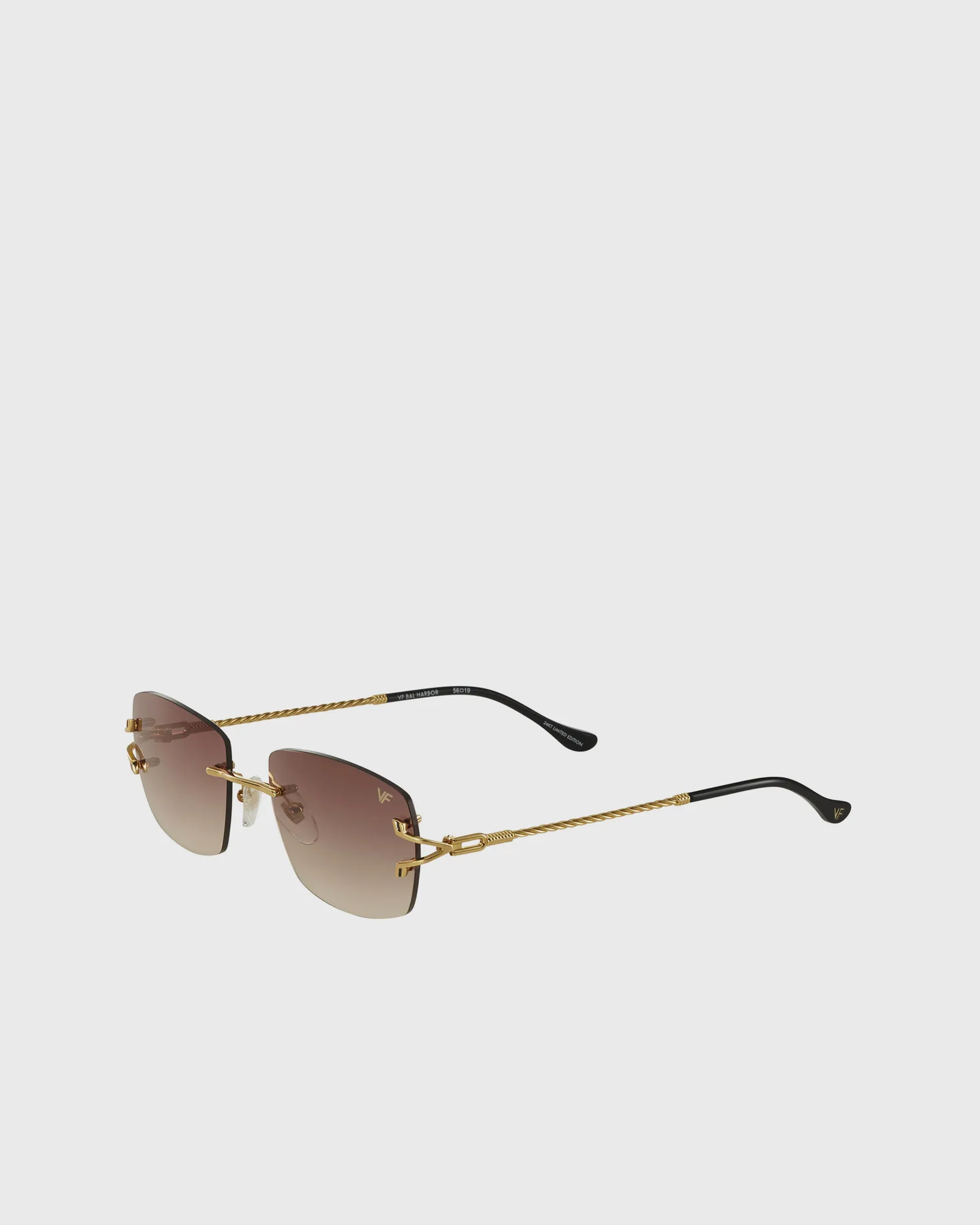 Vintage Frames Bal Harbour Drill Mount 24kt  Gold