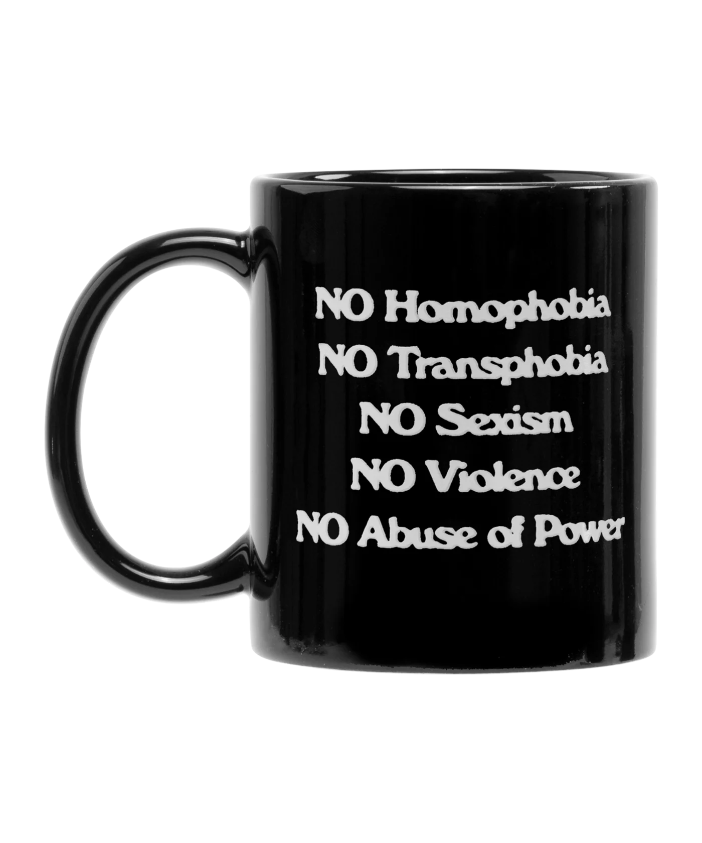 Obey Protest Kaffee Tasse Schwarz Weiss