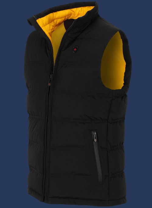 Snowdome Vest Men FourStreAirTec, Schwarz