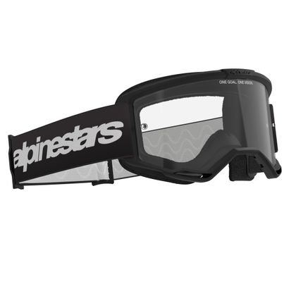 Masque cross Alpinestars VISION 3 WORDMARK 2025 - Noir