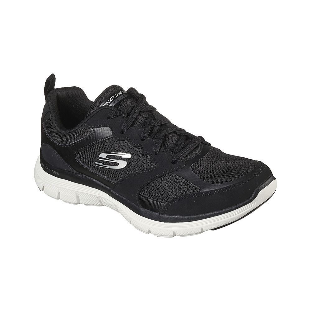 Skechers FLEX APPEAL 4.0 ACTIVE FLOW - Chaussures fitness Femme black/white