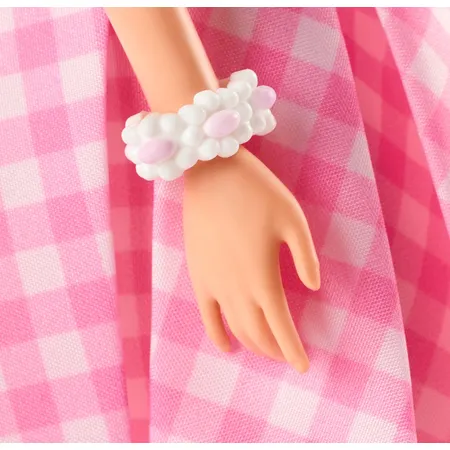 Barbie Signature The Movie, Margot Robbie als Barbie Puppe zum Film im rosa-weißen Karo-Kleid