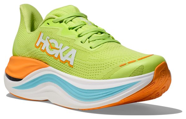 Chaussures Running Hoka Skyward X Vert/Bleu/Orange Femme