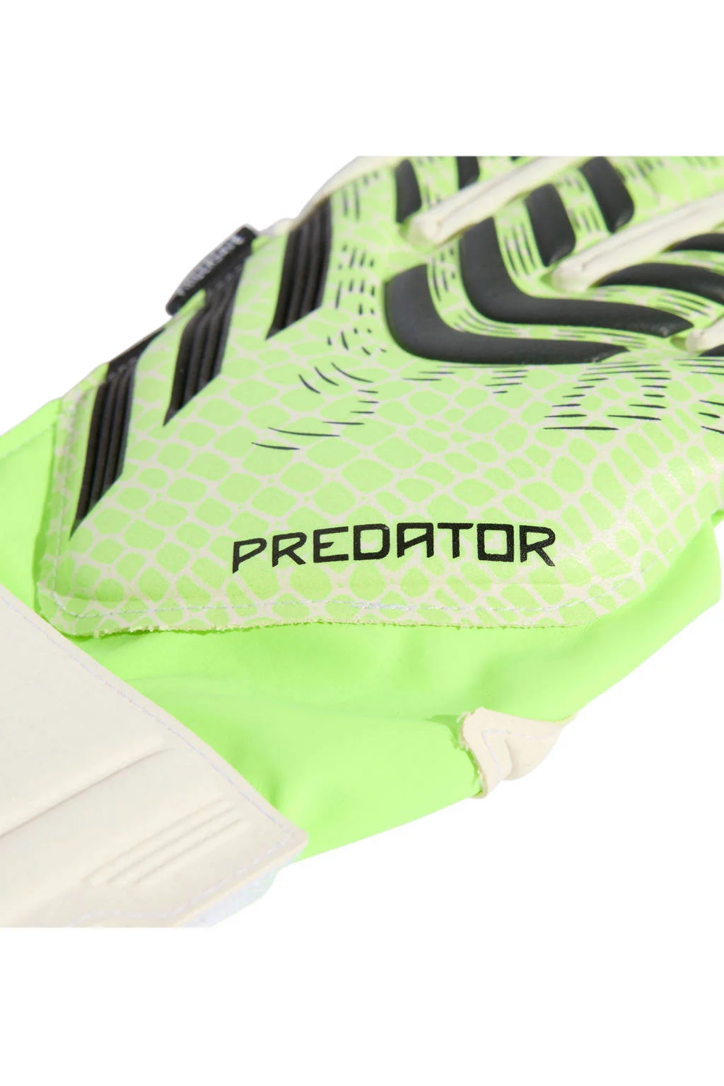 adidas Performance junior keepershandschoenen Predator Match Fingersave lichtgroen/wit