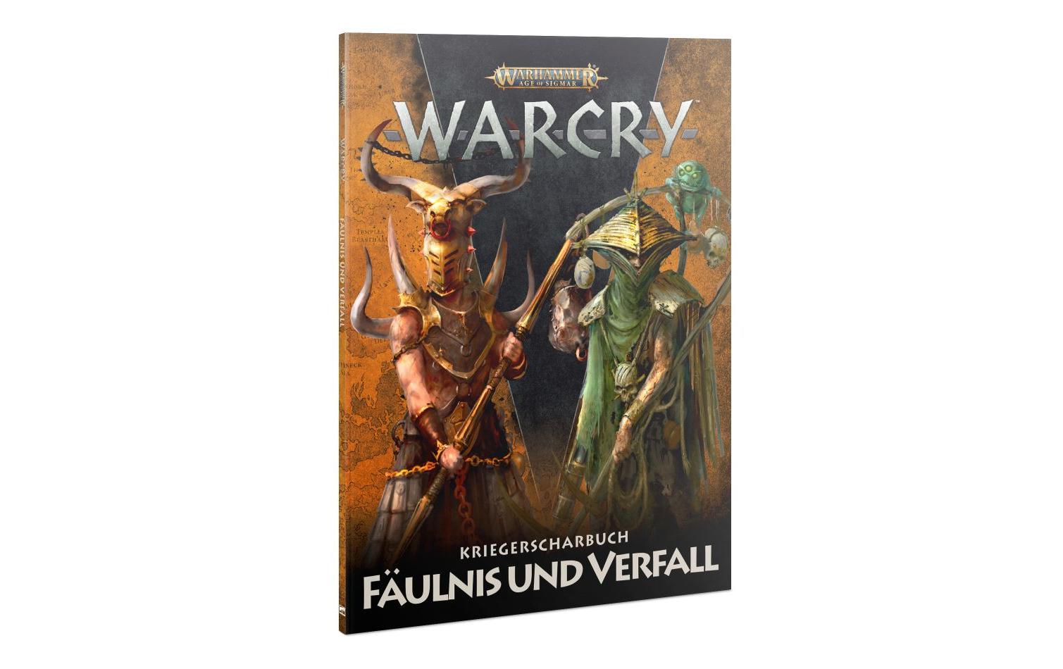 Kriegsscharbuch Warhammer AoS Warcry Fäulnis und Verfall, DEWarcry: Kriegerscharbuch – Fäulnis und Verfall, Deutsch