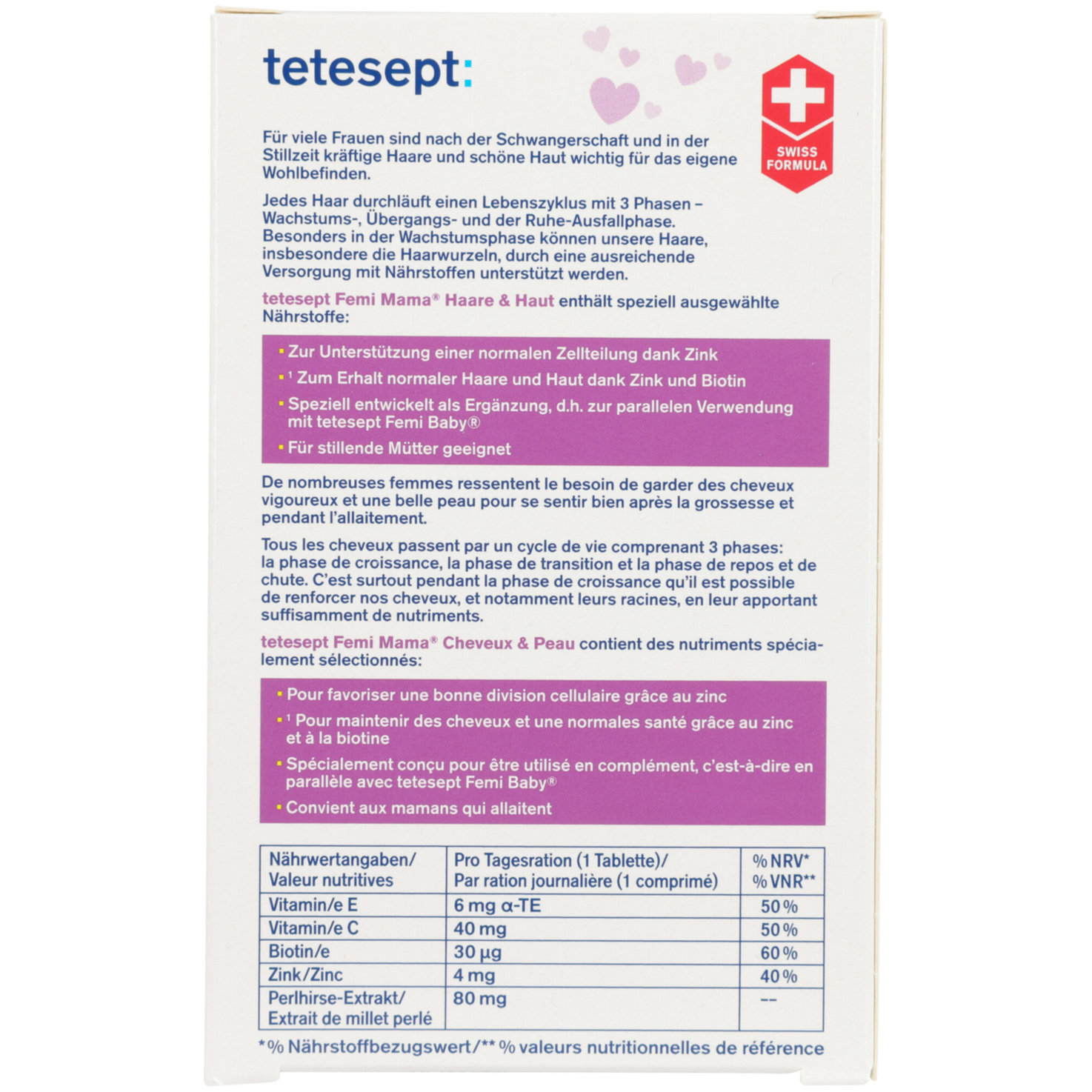 tetesept Femi Mama Haare & Haut 30 Stück