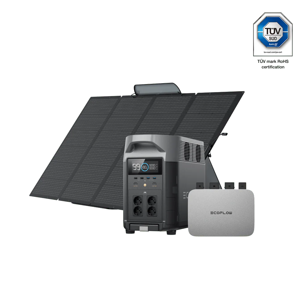EcoFlow DELTA Pro Solargenerator (Tragbar PV400W)