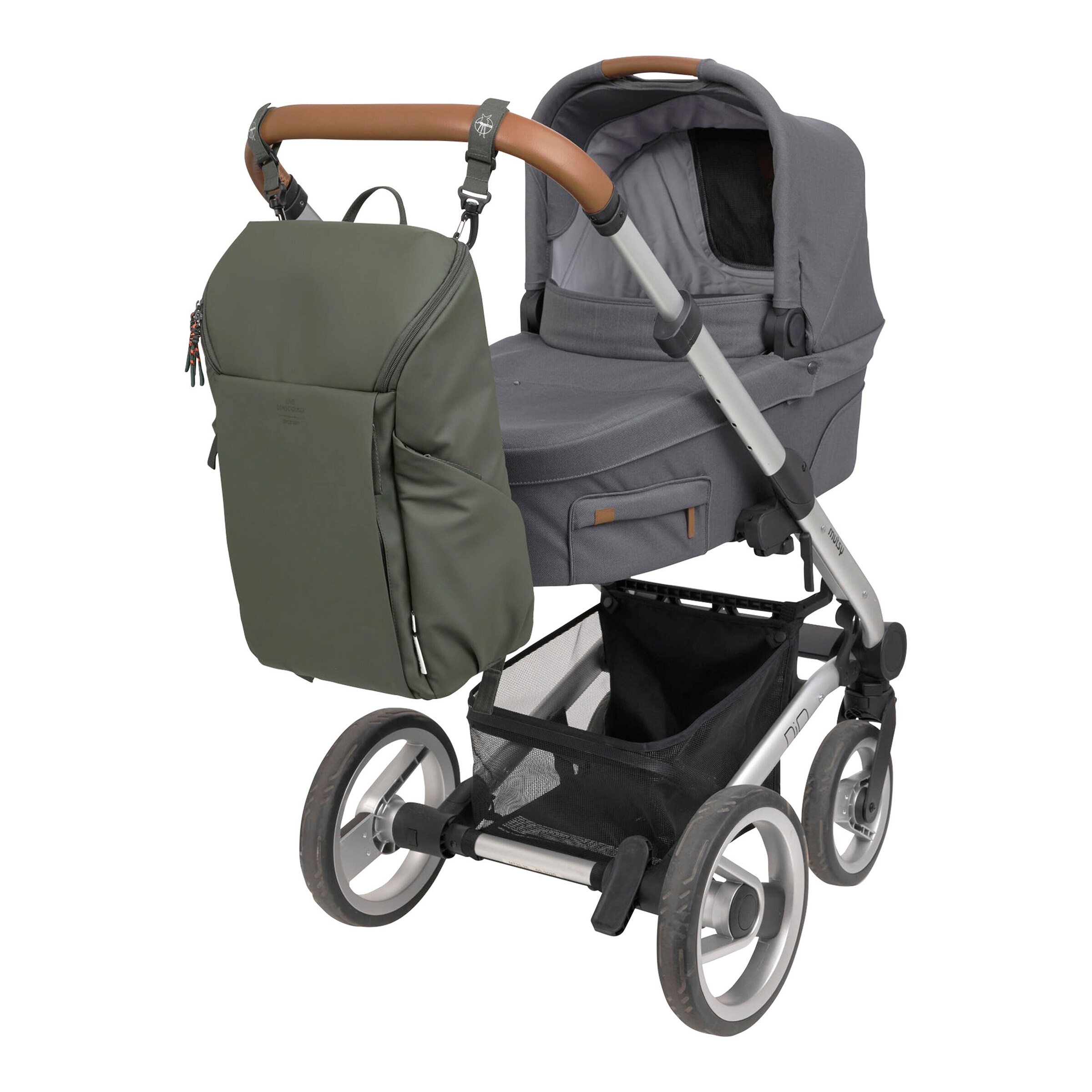 Lässig - GREEN LABEL Slender Up Wickelrucksack olive