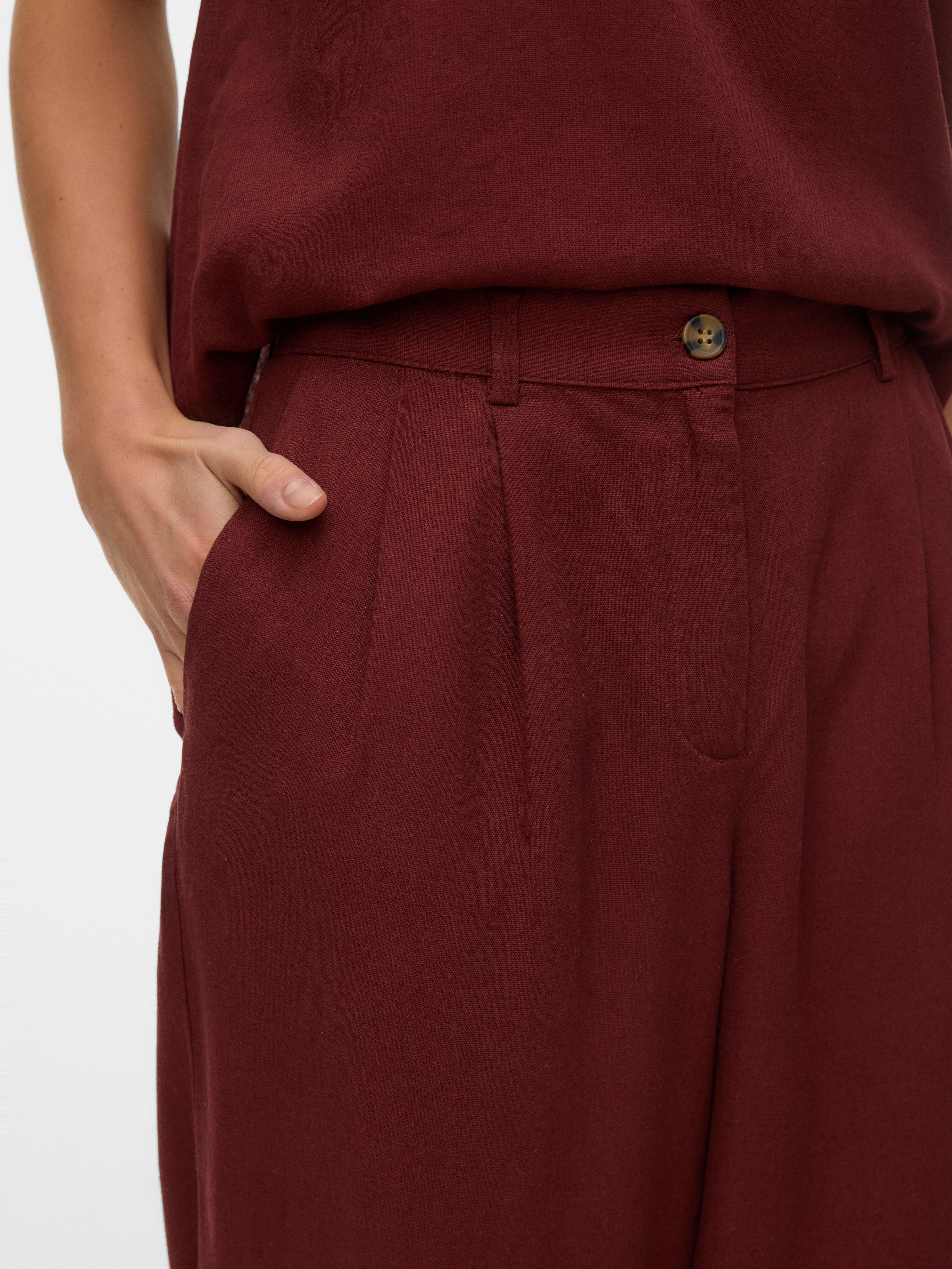 VMMYMILO Mid waist Broek