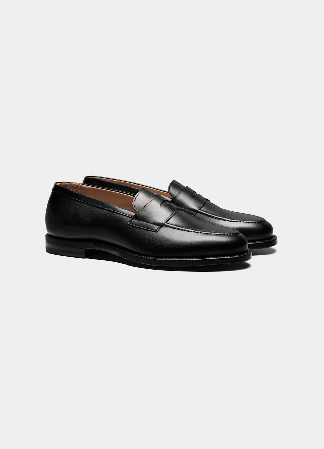 Mocassins penny noirs - Fabrication italienne