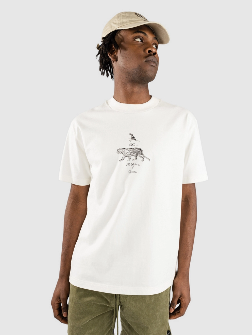 RVCA Tiger Style T-Shirt salt