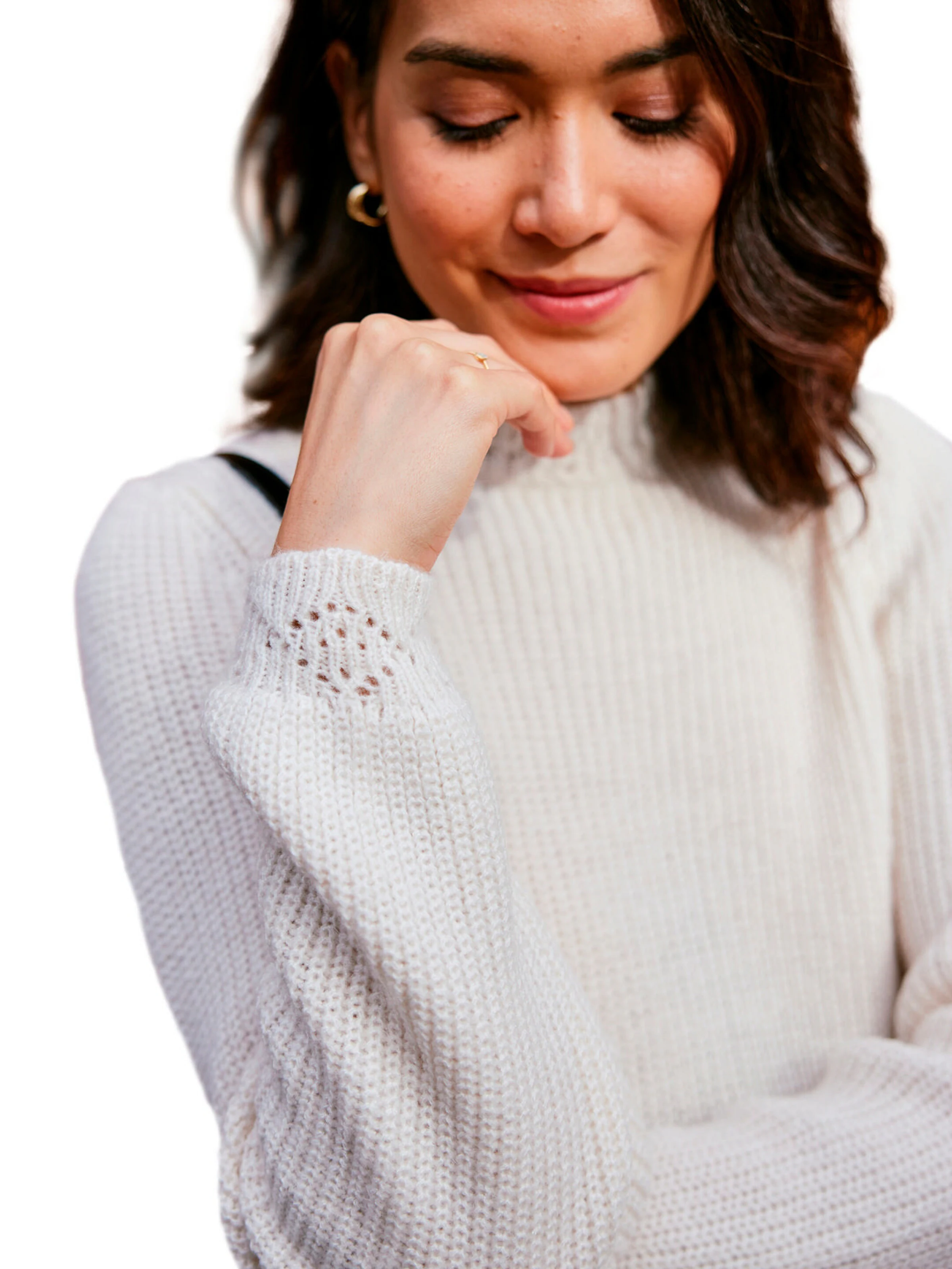 Envie de Fraise Wende-Pullover für Schwangerschaft und Stillzeit vanille