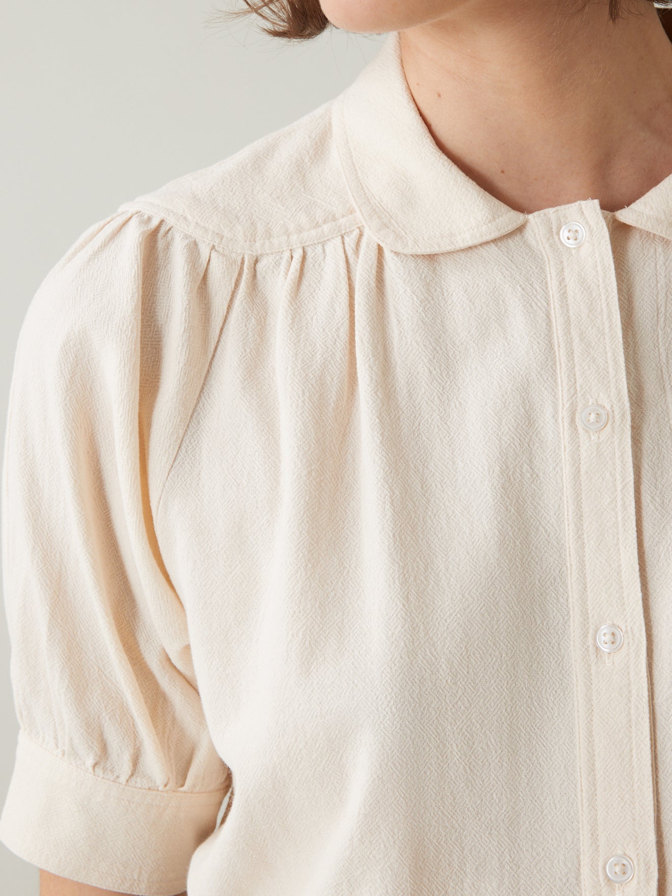 Chemise en crêpe de coton femme