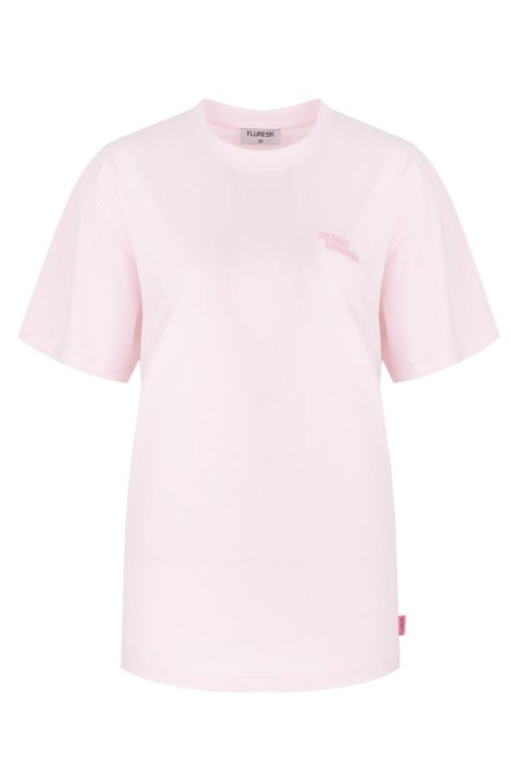 Fluresk roze dames t-shirt