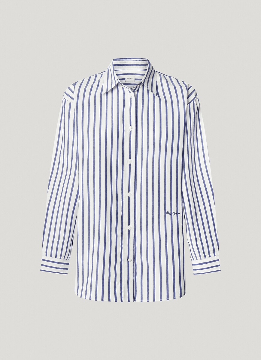 PEPE JEANS<br>Camisa com listras finas