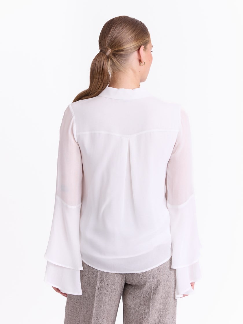Rouen bluse Bright White