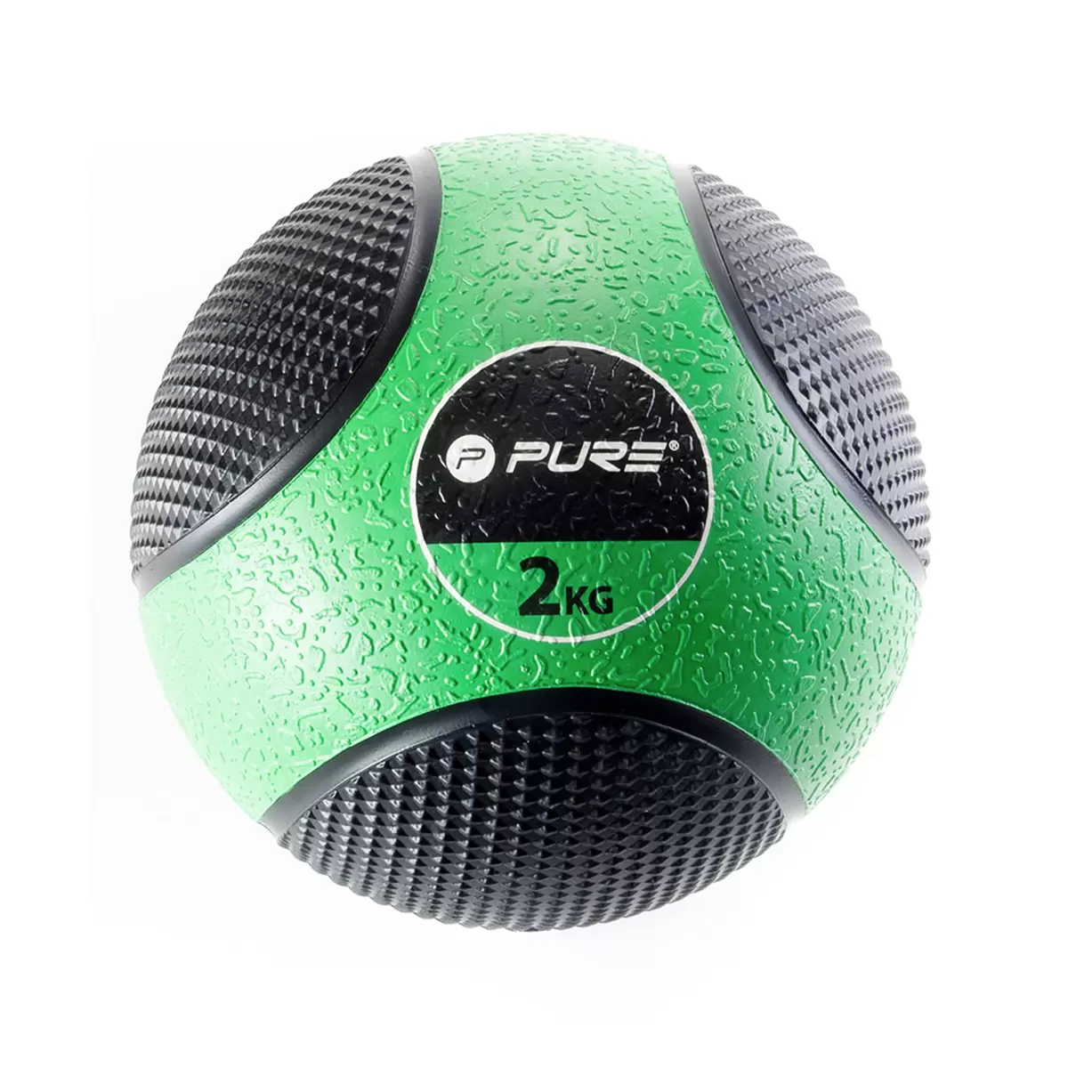 Medizinball Pure2Improve grün,schwarz