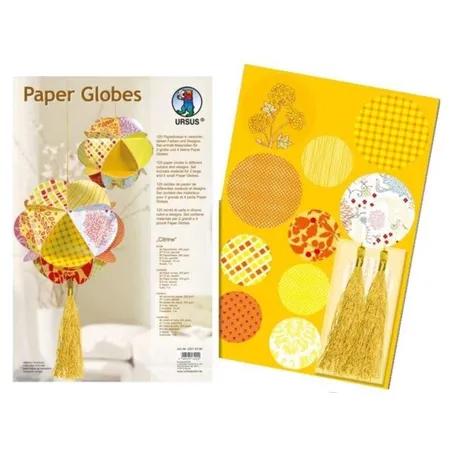 URSUS® Paper Globes, Citrine