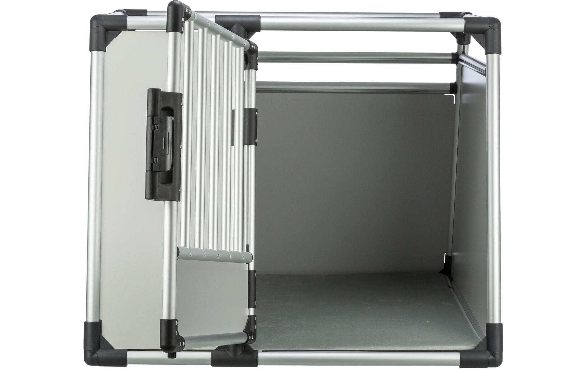 Transportbox  Aluminium L - XL<br>Transportbox, Schwarz/Silber