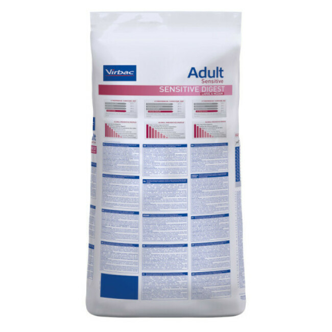 Croquettes Virbac HPM Adult Sensitive Digest Medium & Large