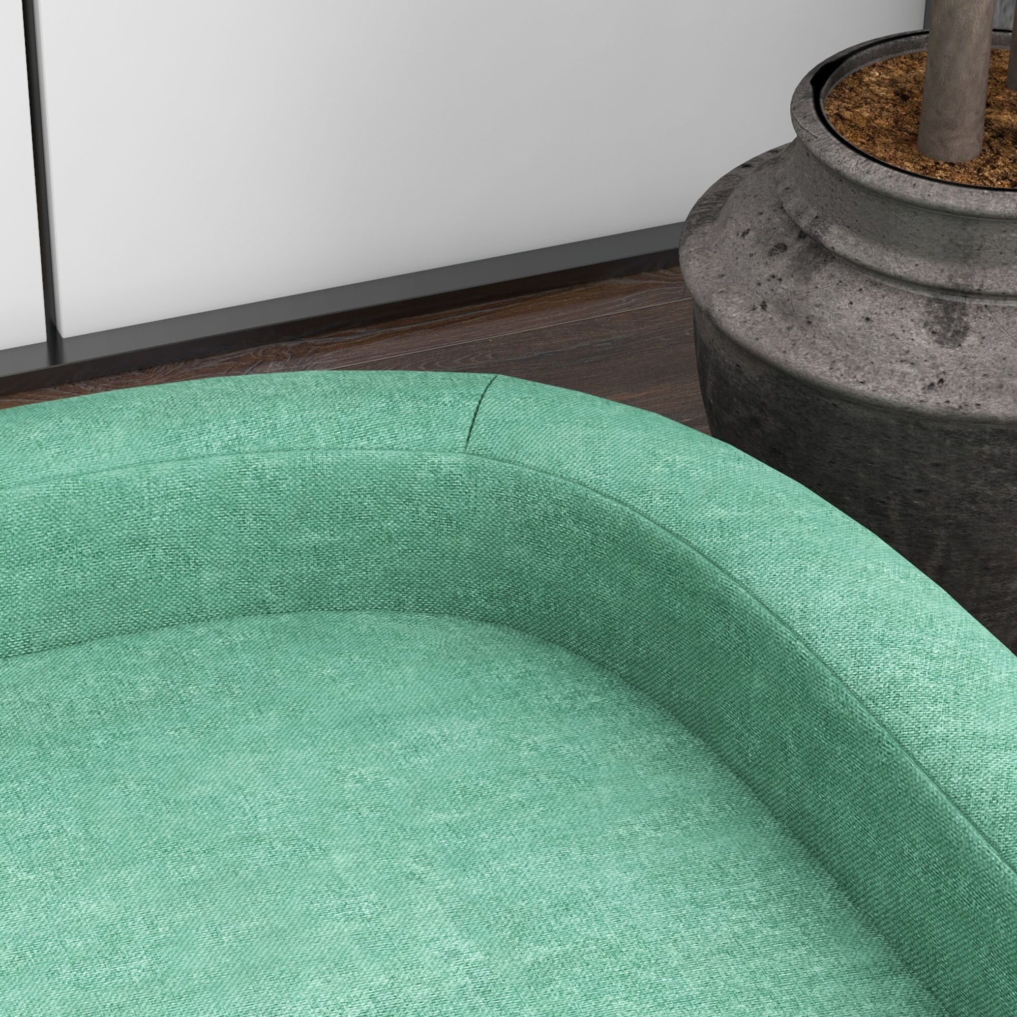PawHut Hundebett mit rutschfesten Fußpads grün 98L x 67B x 25H cm