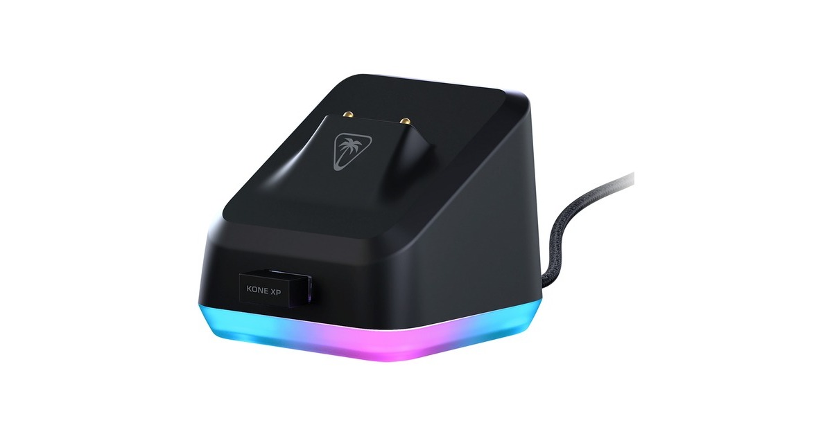 Turtle BeachKone XP Air gaming muis  (Zwart, USB-C / 2,4GHz / Bluetooth, 50 - 19.000 Dpi, RGB)