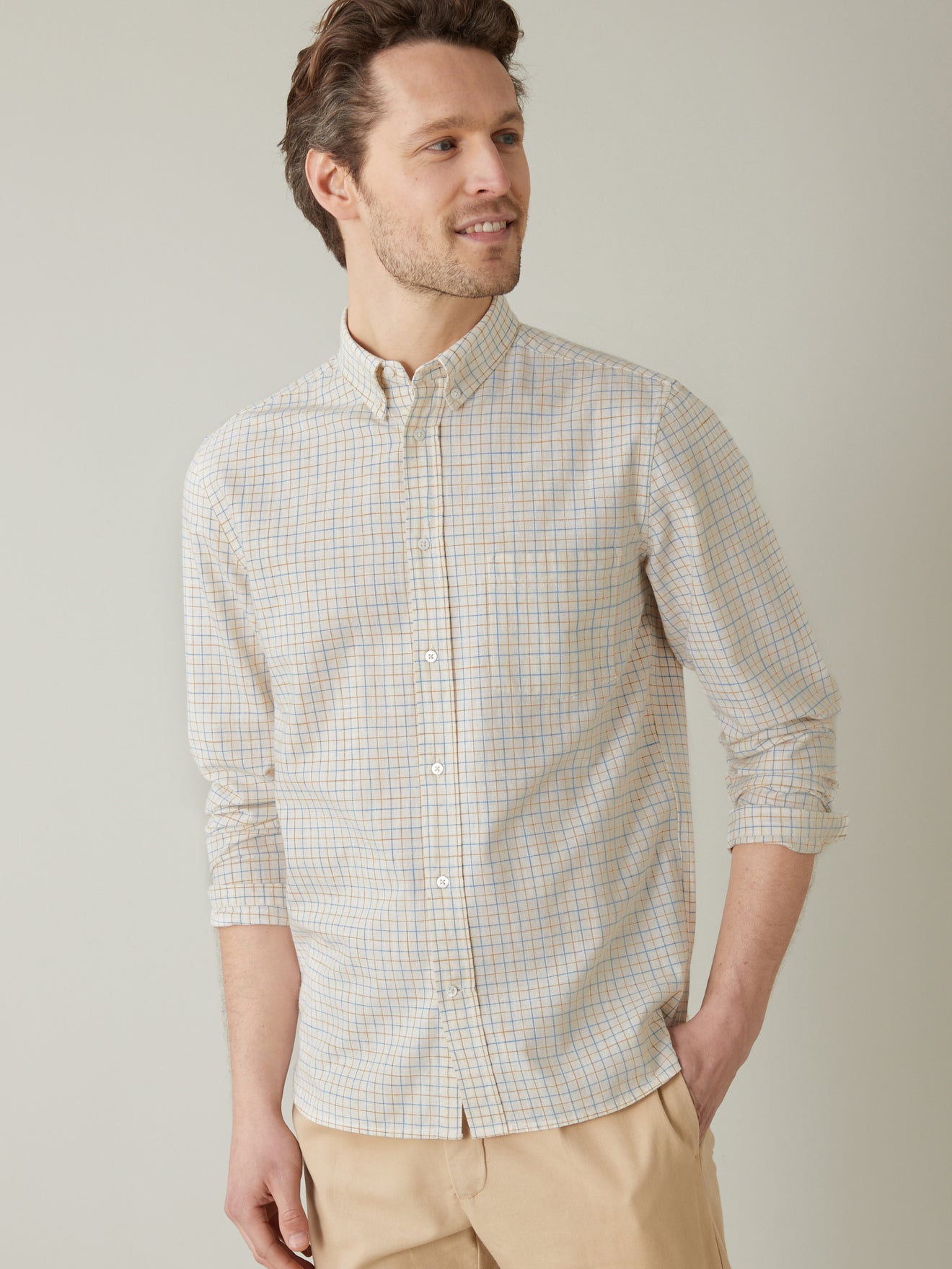 Chemise Regular Fit carreaux Tattersall homme