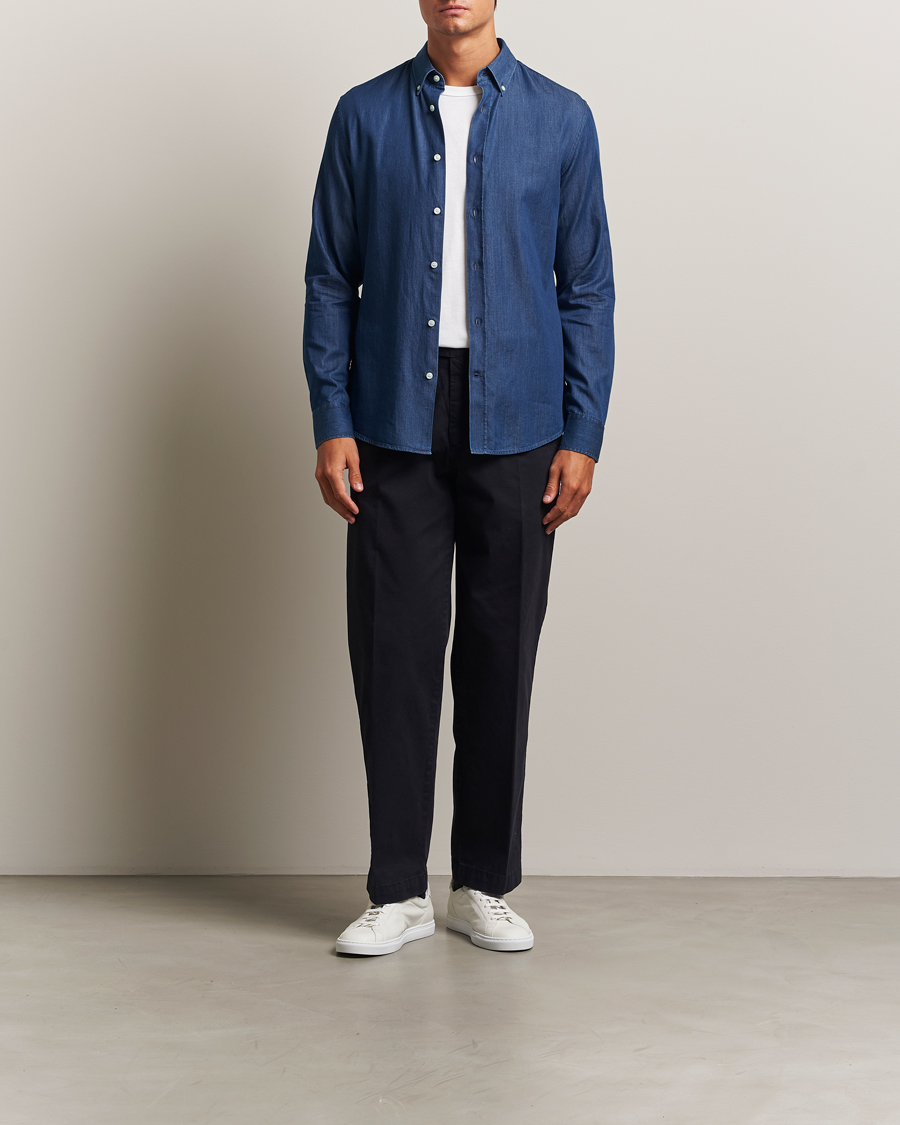 Tiger of Sweden Adley Slim Fit Denim Shirt Medium Blue