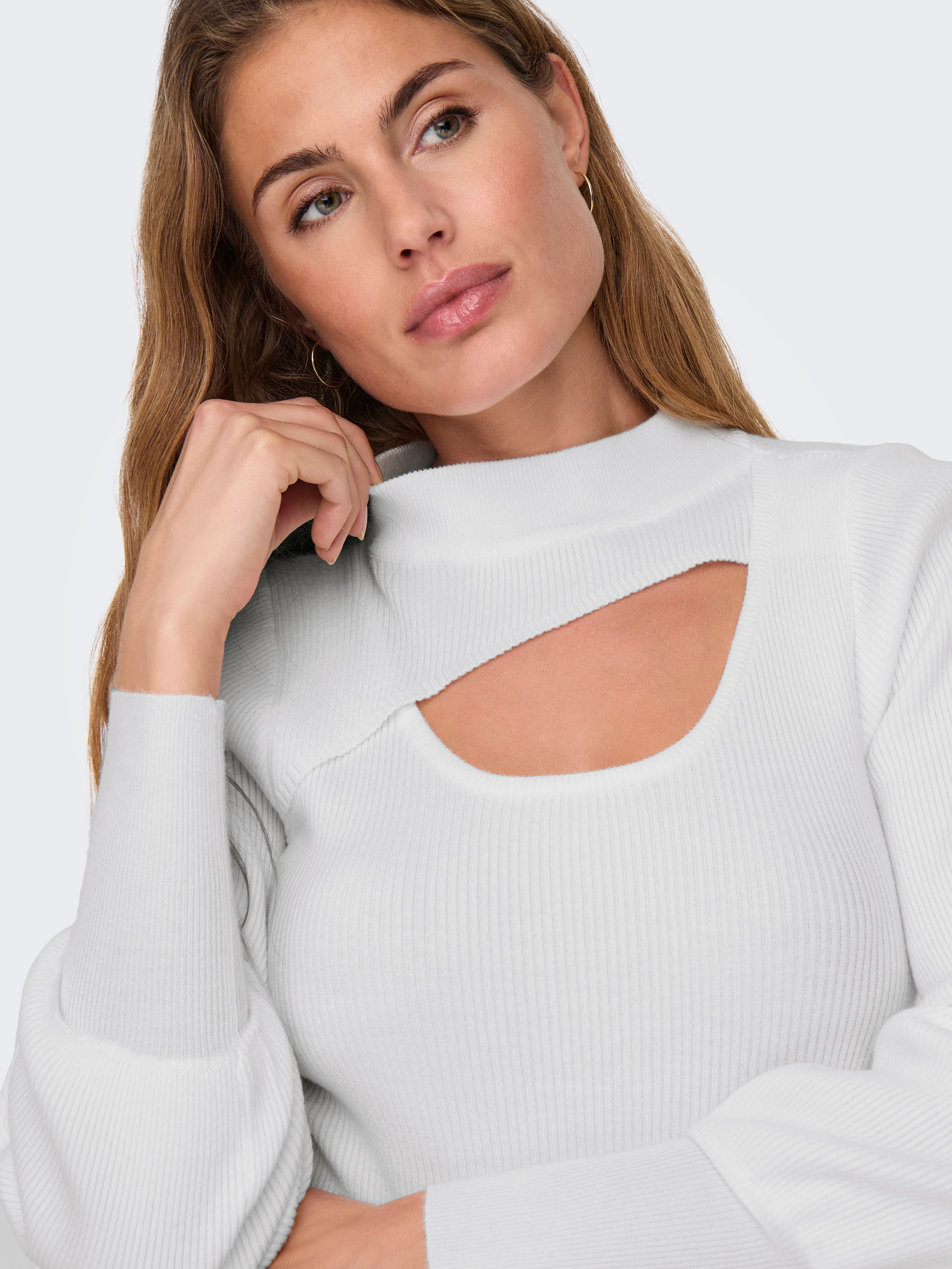 ONLMIE Strickpullover Cloud Dancer