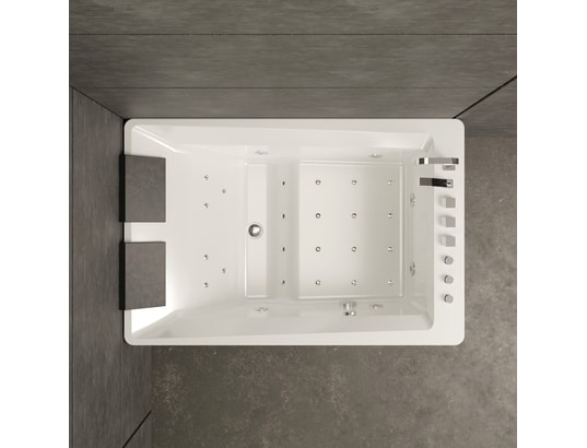 SPALINA - Baignoires balnéo tonsay duo jets l180 x l120 x h68 cm
