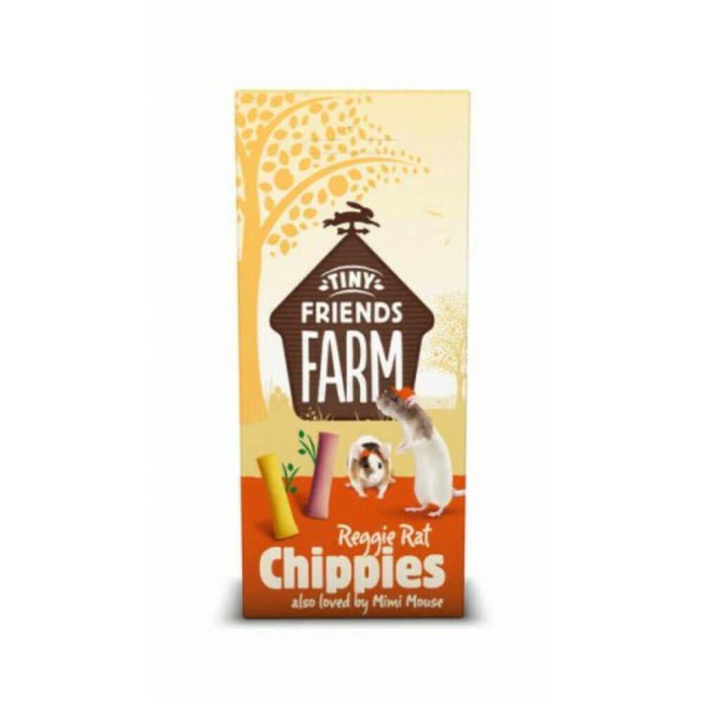 Tiny Friends Farm Reggie Rat Chippies120 gr