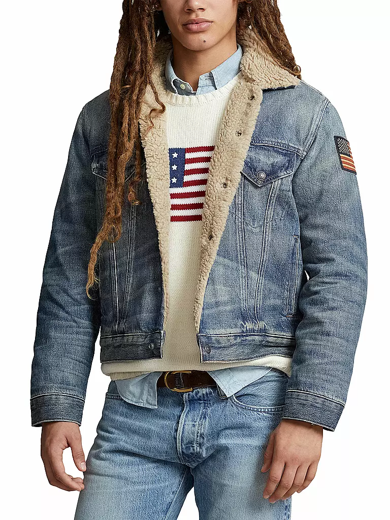 POLO RALPH LAUREN Jeansjacke  blau