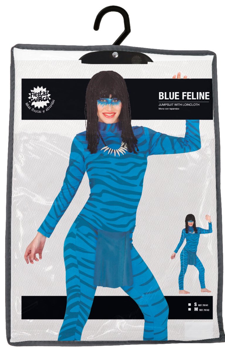 Second Skin Strepen Dames Blauw