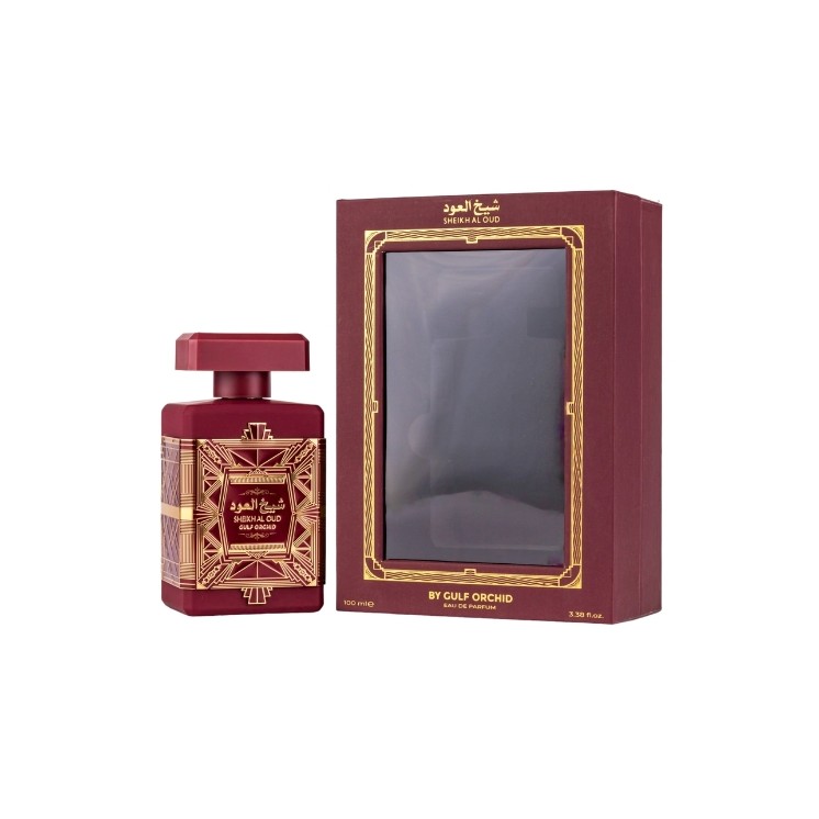 Gulf Orchid Sheikh al Oud Red Unisex Eau de Parfum für Damen und Herren 100 ml