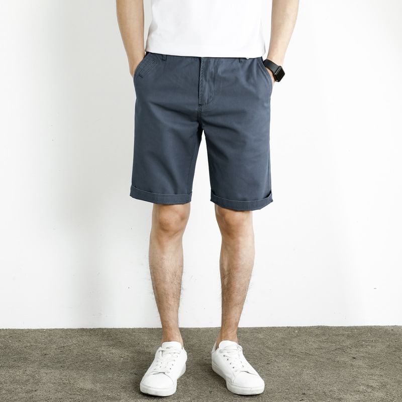 GRAYCIOUS - Mid Rise Effen Shorts